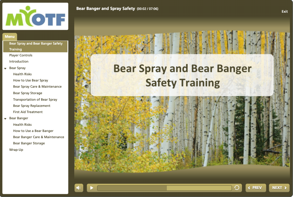 Bear Spray & Banger Safety