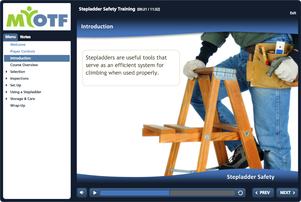 Stepladder Safety Training