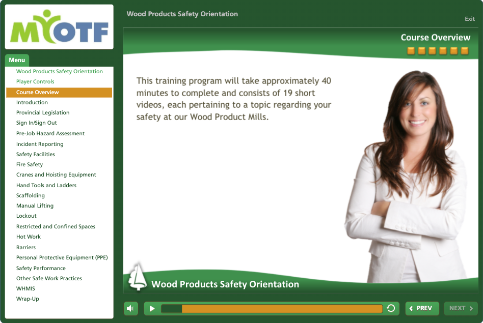 Wood Products Safety Orientation