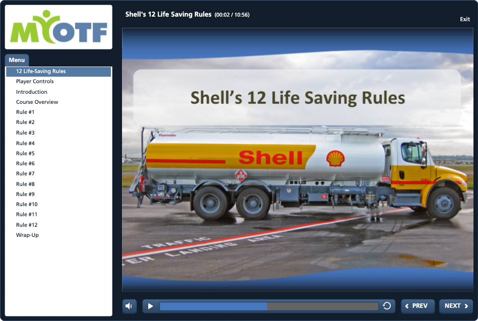 Shell's 12 Life Saving Rules